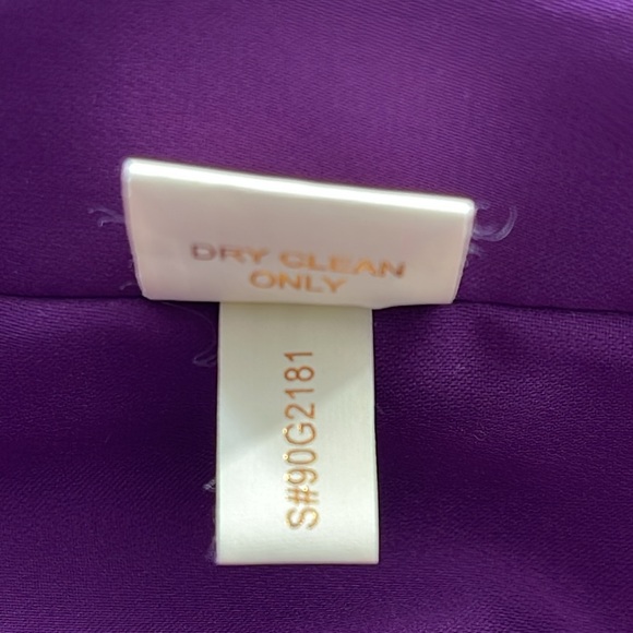 Marchesa Notte Silk Evening Gown, Purple, 6 - Picture 15 of 15